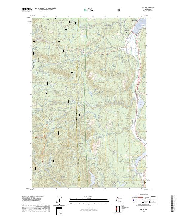 USGS Topographic Map – Uncas
