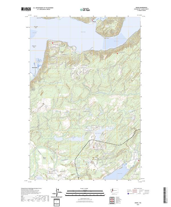 USGS Topographic Map – Union