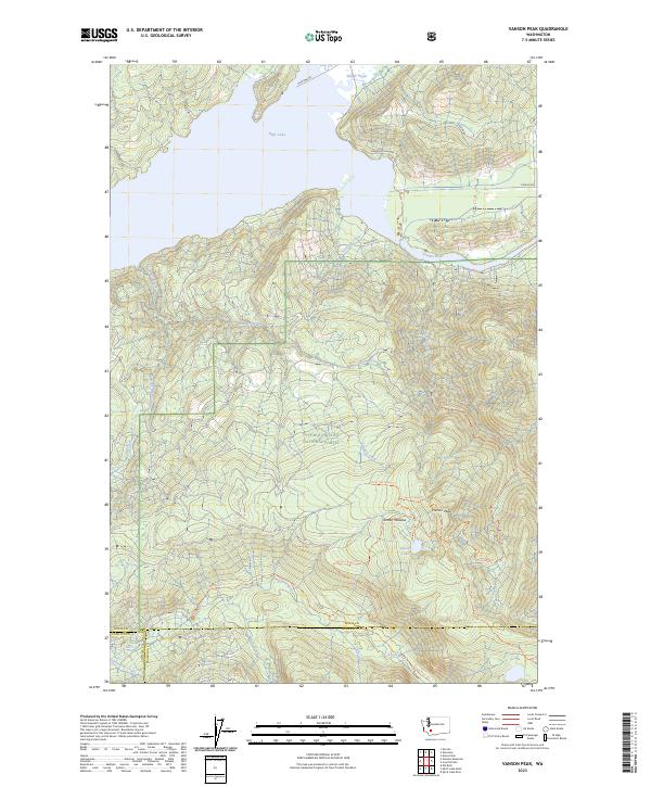 USGS Topographic Map – Vanson Peak