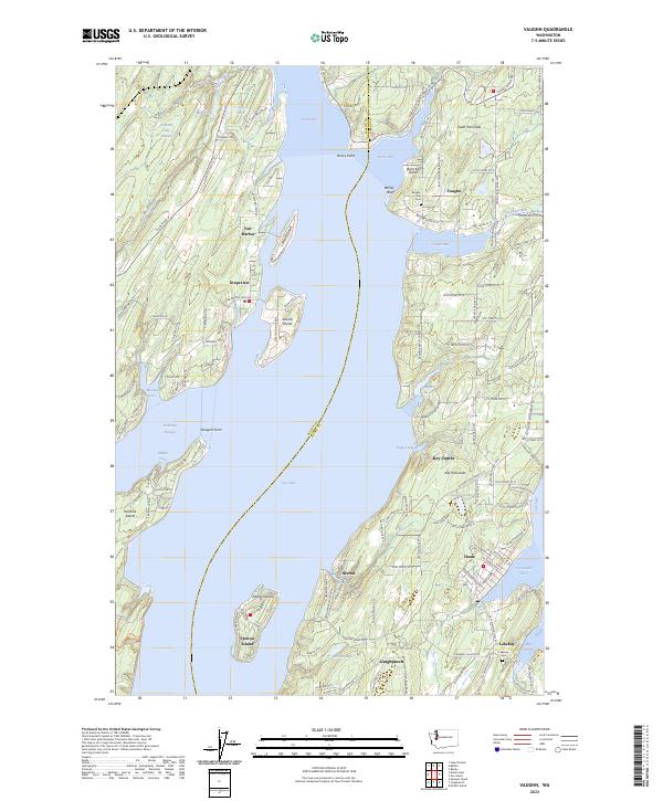 USGS Topographic Map – Vaughn