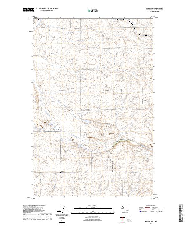 USGS Topographic Map – Wagner Lake