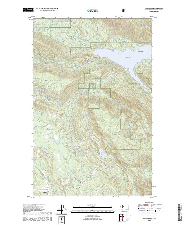 USGS Topographic Map – Wallace Lake