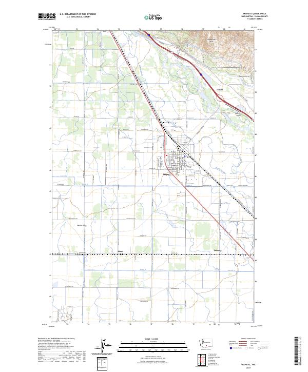 USGS Topographic Map – Wapato