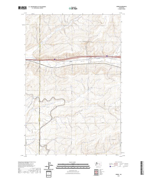 USGS Topographic Map – Weber