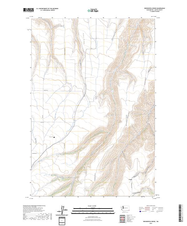USGS Topographic Map – Weissenfels Ridge