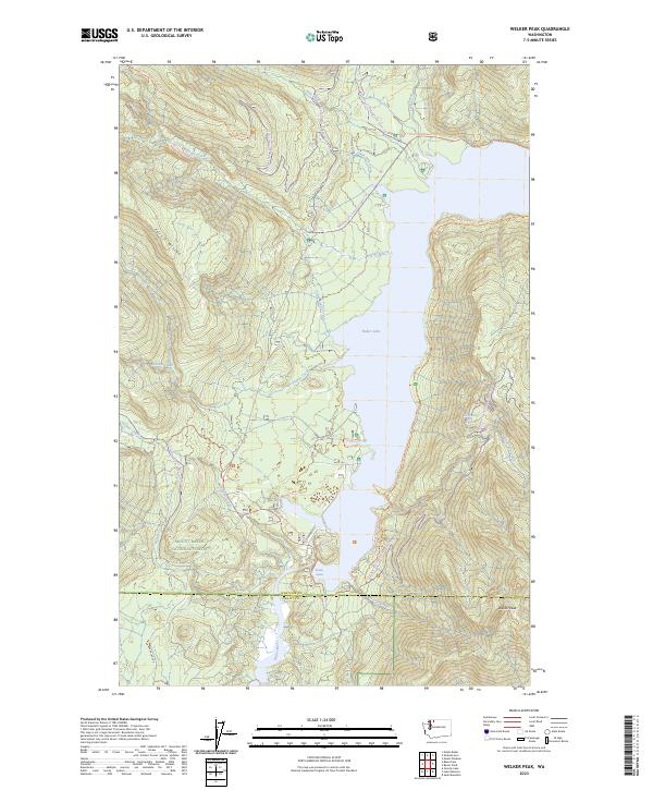 USGS Topographic Map – Welker Peak