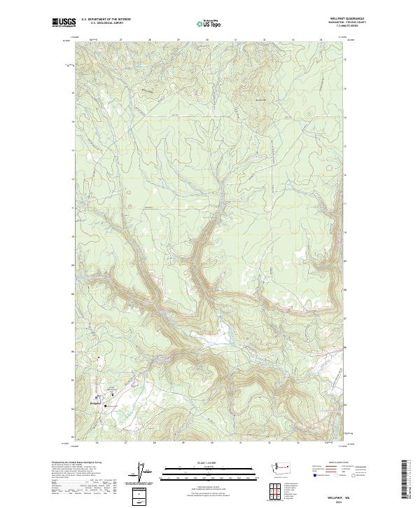 USGS Topographic Map – Wellpinit