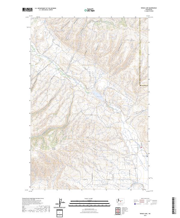 USGS Topographic Map – Wenas Lake