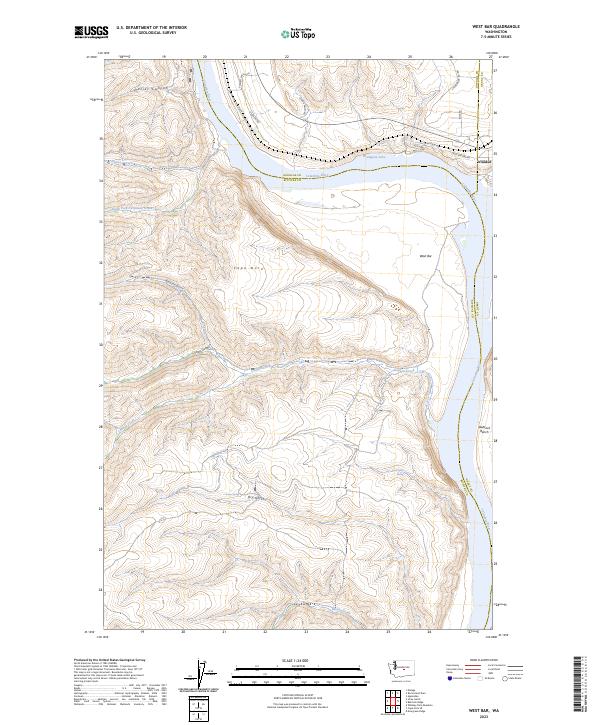 USGS Topographic Map – West Bar