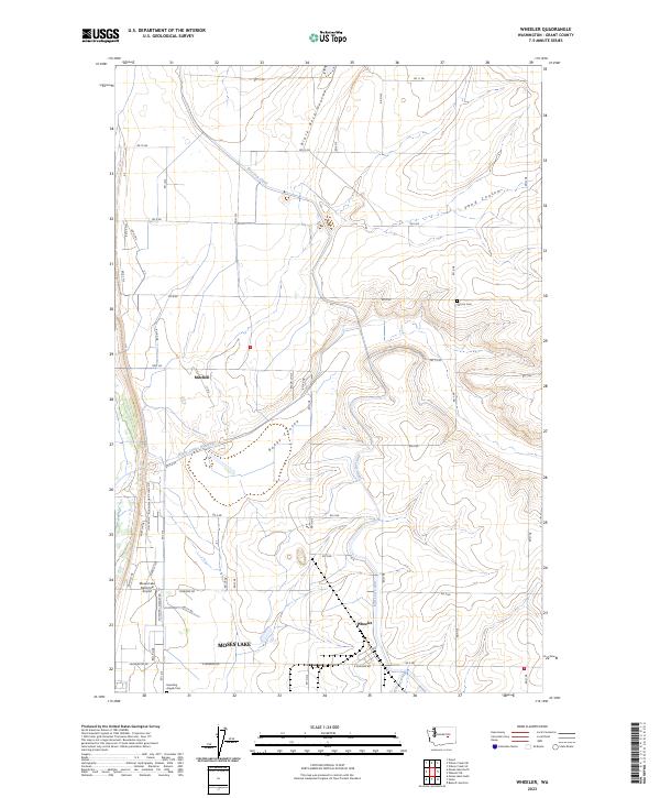 USGS Topographic Map – Wheeler