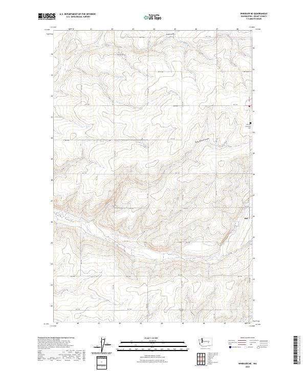 USGS Topographic Map – Wheeler NE