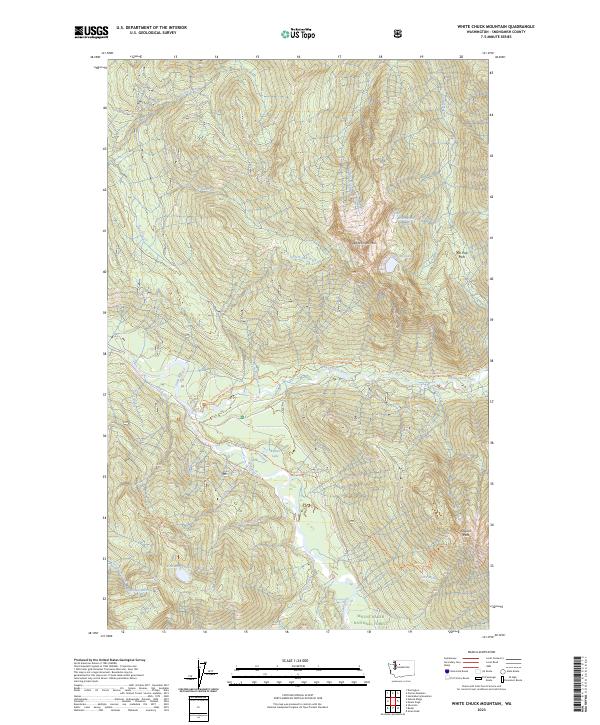 USGS Topographic Map – White Chuck Mountain