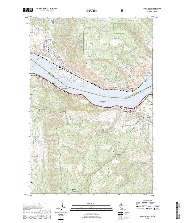 USGS Topographic Map – White Salmon