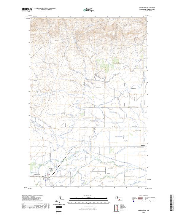 USGS Topographic Map – White Swan