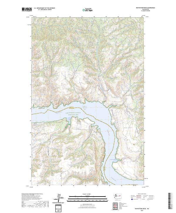 USGS Topographic Map – Whitestone Rock