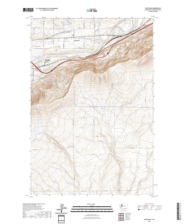 USGS Topographic Map – Whitstran