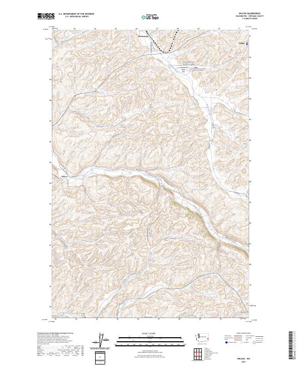 USGS Topographic Map – Wilcox