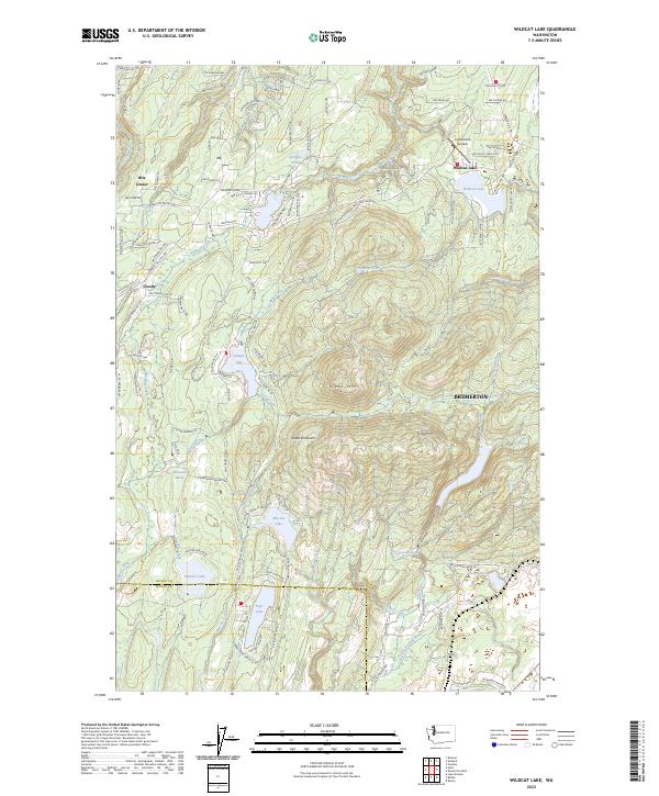 USGS Topographic Map – Wildcat Lake