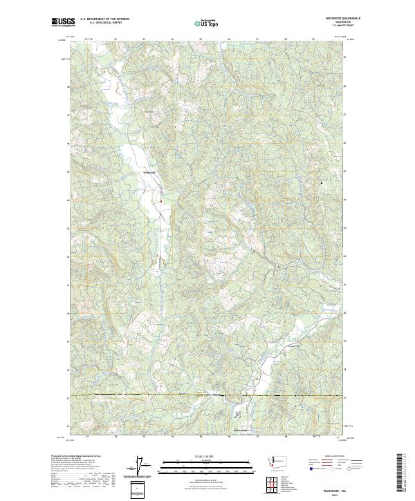 USGS Topographic Map – Wildwood