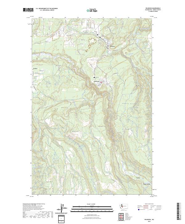 USGS Topographic Map – Wilkeson