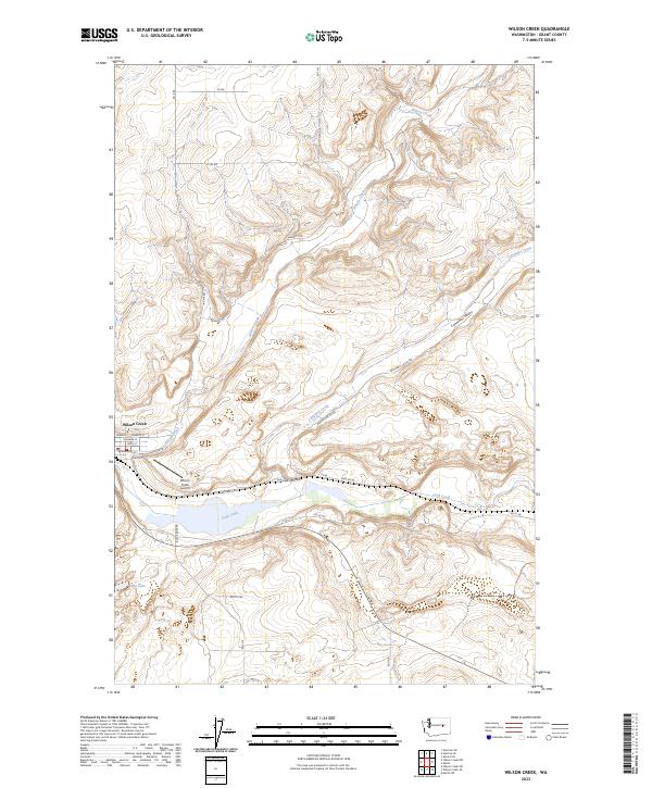 USGS Topographic Map – Wilson Creek