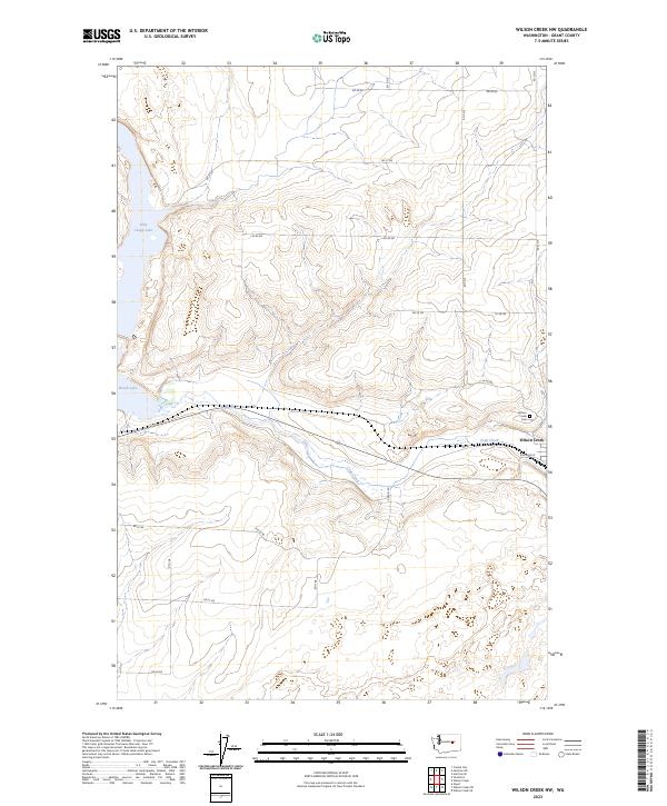 USGS Topographic Map – Wilson Creek NW