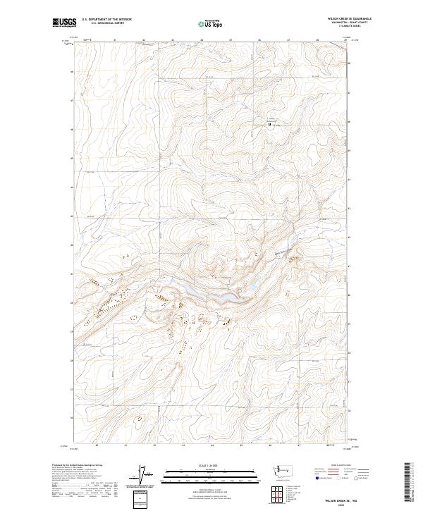 USGS Topographic Map – Wilson Creek SE