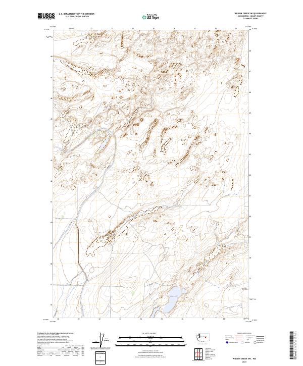 USGS Topographic Map – Wilson Creek SW