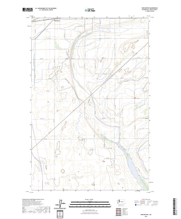 USGS Topographic Map – Winchester
