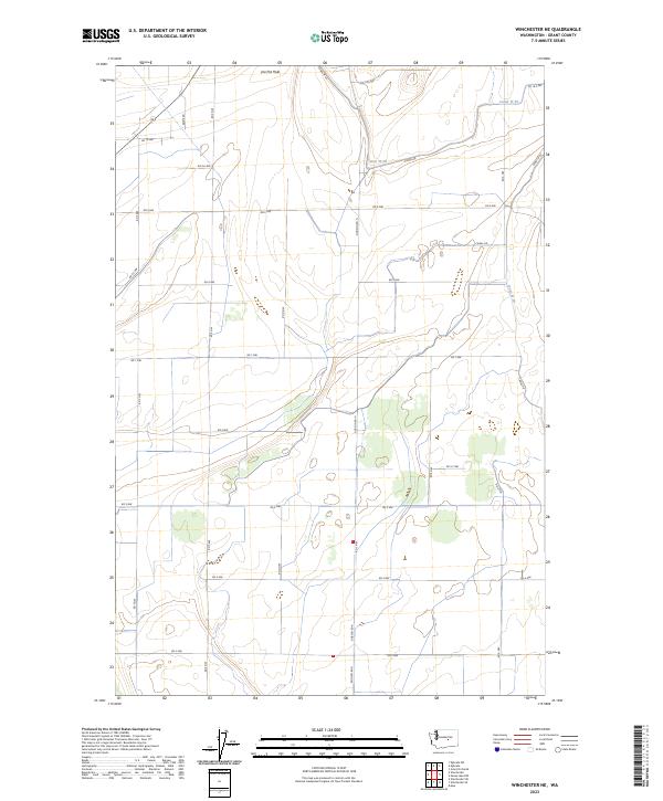2023 Map of Winchester NE, 2023 Print