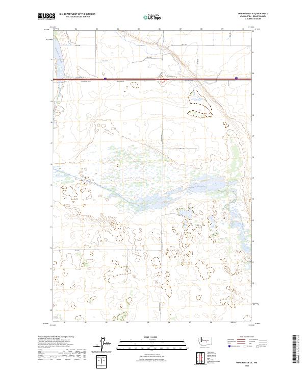 USGS Topographic Map – Winchester SE