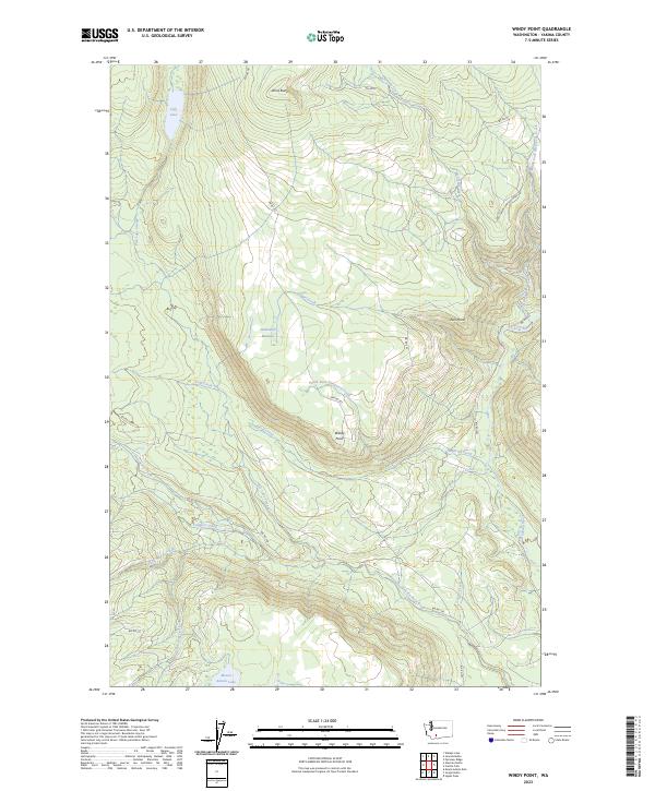 USGS Topographic Map – Windy Point