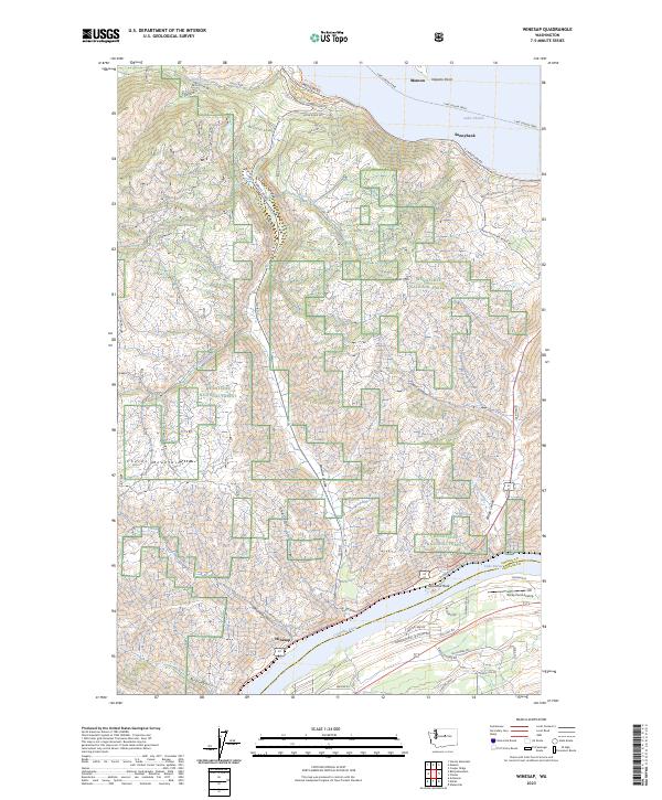 USGS Topographic Map – Winesap