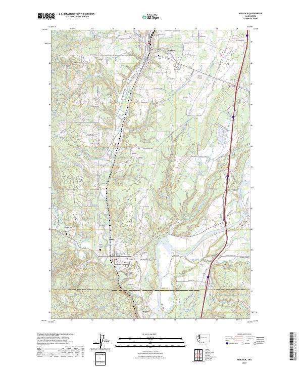 USGS Topographic Map – Winlock