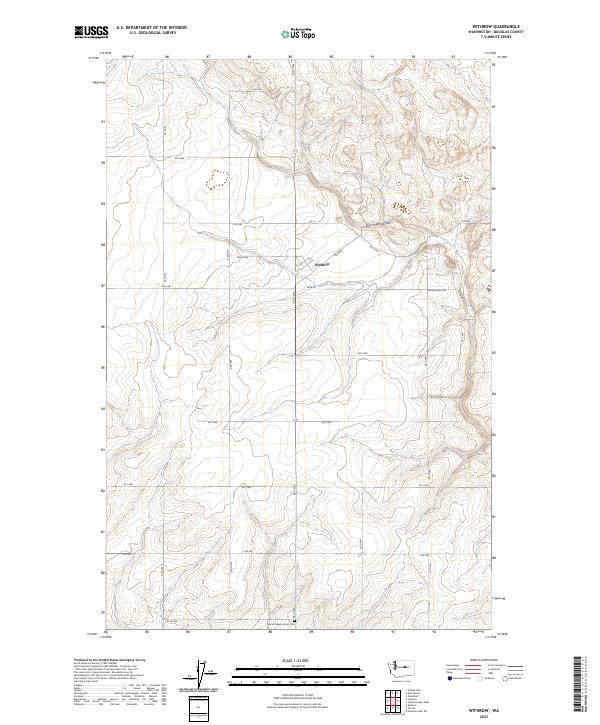 USGS Topographic Map – Withrow