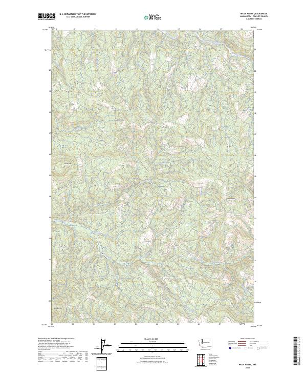 USGS Topographic Map – Wolf Point