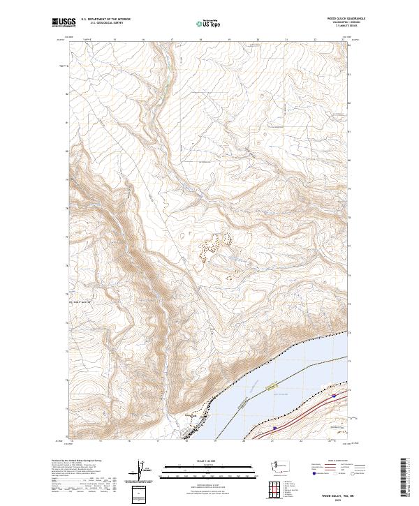 USGS Topographic Map – Wood Gulch