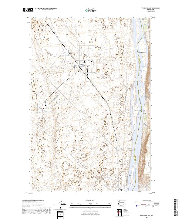 USGS Topographic Map – Wooded Island