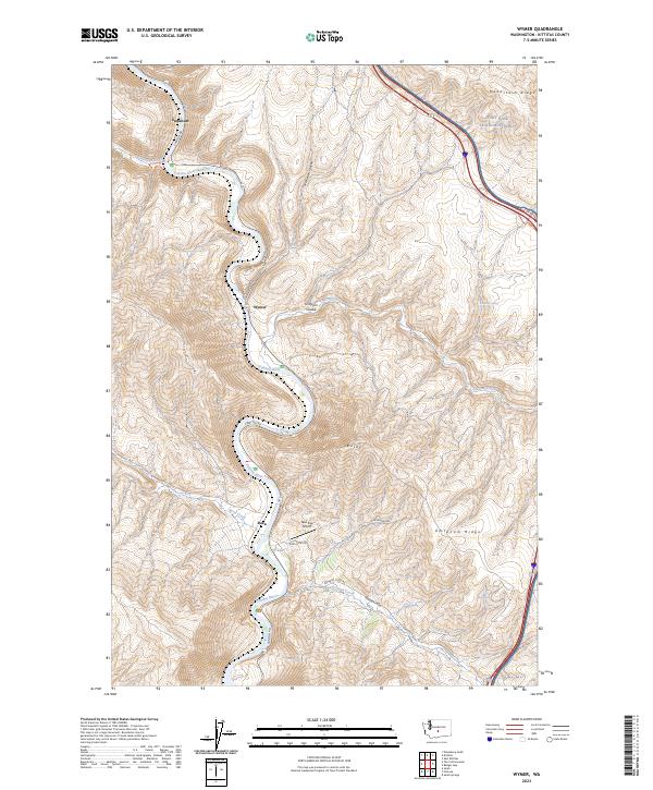 USGS Topographic Map – Wymer