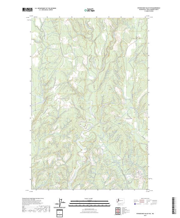 USGS Topographic Map – Wynoochee Valley NE