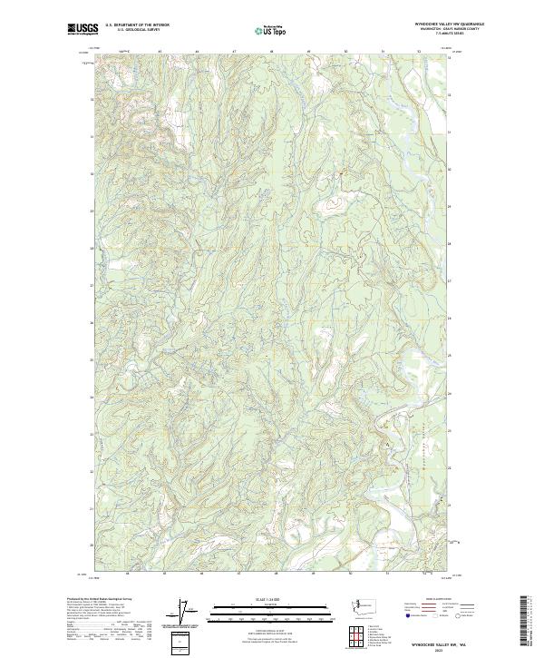 USGS Topographic Map – Wynoochee Valley NW