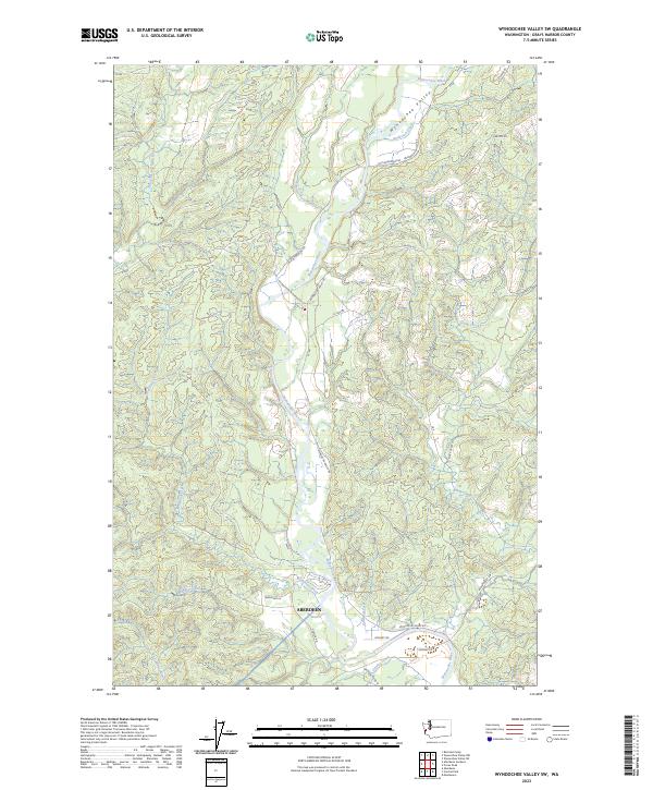 USGS Topographic Map – Wynoochee Valley SW