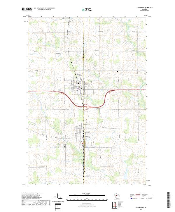 USGS Topographic Map – Abbotsford