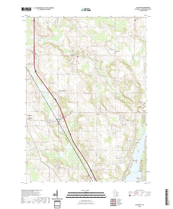 USGS Topographic Map – Allenton