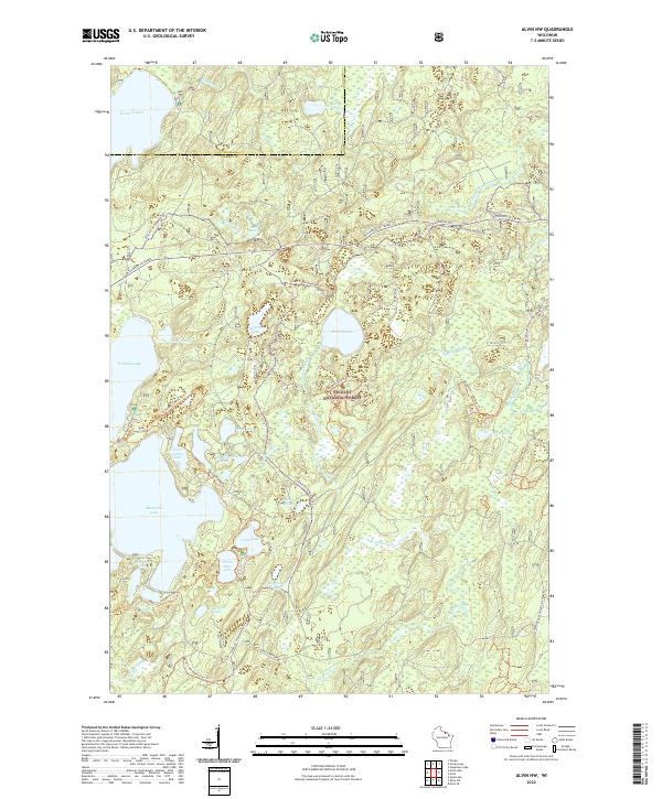 USGS Topographic Map – Alvin NW
