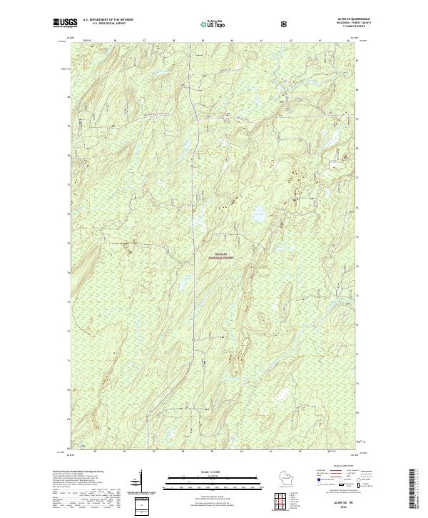 USGS Topographic Map – Alvin SE