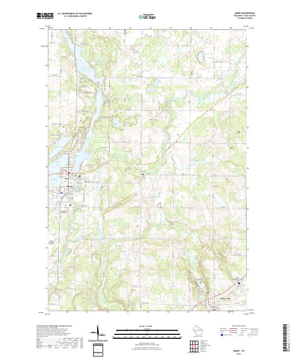 USGS Topographic Map – Amery