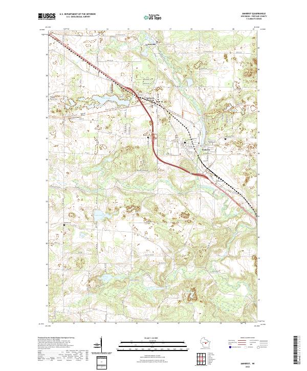 USGS Topographic Map – Amherst