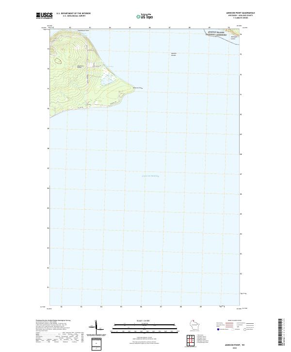 USGS Topographic Map – Amnicon Point