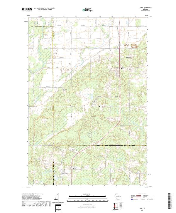 USGS Topographic Map – Aniwa
